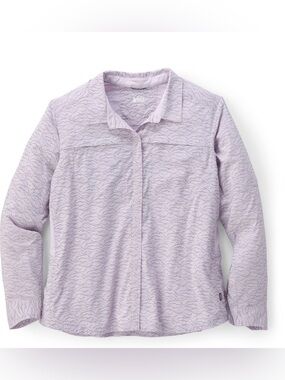 REI Sahara Pattern Long-Sleeve Shirt Womens Size Medium